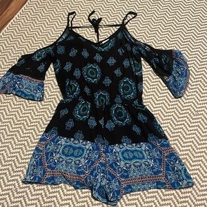 Mossimo Printed Romper